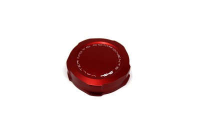 VALTER MOTO REAR BRAKE FLUID RESERVOIR CAP IN RED BMW S1000RR / HP4 2009-2018 image