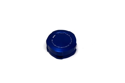 VALTER MOTO REAR BRAKE FLUID RESERVOIR CAP IN BLUE YAM R1 16-22 / KAWA ZX6/636R/RR 09-22 image