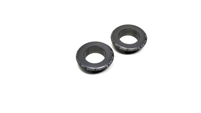 VALTER MOTO FRONT RIM SPACERS KAWASAKI ZX6/636R/RR 2009-2024 - TITANIUM COLOUR image