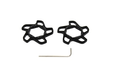 VALTER MOTO FORK PRELOAD ADJUSTERS IN BLACK   KAWASAKI/DUCATI/APRILIA/SUZUKI/HONDA image