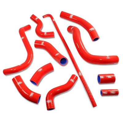 SAMCO SILICONE HOSE KIT RED HONDA CBR1000RR 2012-2019 OEM DESIGN  11 PIECE KIT image