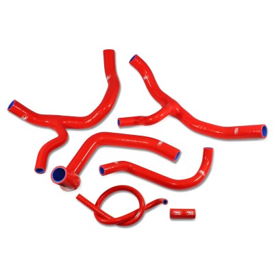 SAMCO SILICONE HOSE KIT RED HONDA CBR1000RR 2012-2019 Y-PIECE DESIGN  6 PIECE KIT image