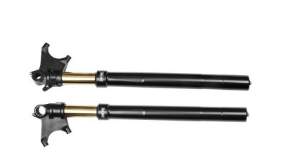 1 PAIR OHLINS 48MM FRONT FORKS DUCATI DIAVEL 2011-2018 - CUSTOM 48 BLACKLINE image