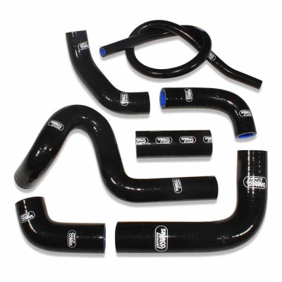 SAMCO SILICONE HOSE KIT BLACK DUCATI 749R 2004-2007 / 999R/S 2005-2006  7 PIECE KIT image