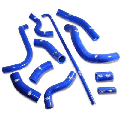 SAMCO SILICONE HOSE KIT BLUE HONDA CBR1000RR 2012-2019 OEM DESIGN  11 PIECE KIT image