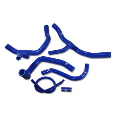 SAMCO SILICONE HOSE KIT BLUE HONDA CBR1000RR 2012-2019 Y-PIECE DESIGN  6 PIECE KIT image