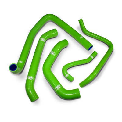 SAMCO SILICONE HOSE KIT GREEN KAWASAKI ZX14R 2006-2022 5 PIECE KIT image