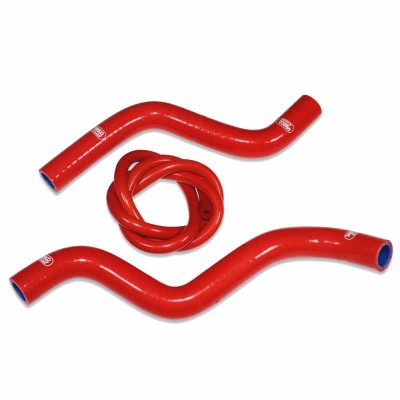 SAMCO SILICONE HOSE KIT RED HONDA CBR250R 2011-2016 / CBR300R 2017-2022  3 PIECE KIT image