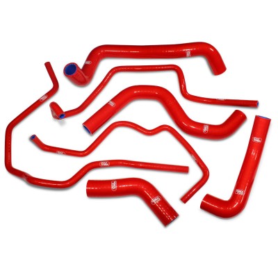 SAMCO SILICONE HOSE KIT RED TRIUMPH STREET TRIPLE 660 17-23 / 765S/R/RS 17-21 image