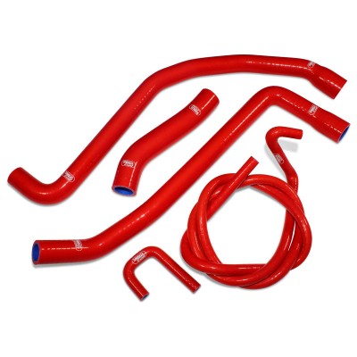 SAMCO SILICONE HOSE KIT RED TRIUMPH TIGER SPORT 1050 2016-2019  5 PIECE KIT image