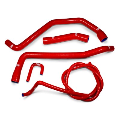 SAMCO SILICONE HOSE KIT RED TRIUMPH TIGER SPORT 1050 2013-2015  5 PIECE KIT image