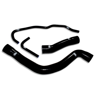 SAMCO SILICONE HOSE KIT BLACK BMW S1000RR 19-23 / S1000XR 20-23 **RACE FIT** 4 PIECE KIT image