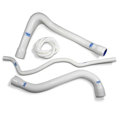 SAMCO SILICONE HOSE KIT WHITE BMW S1000R/R SPORT 2014-19 / S1000RR 2009-18  4 PIECE KIT image