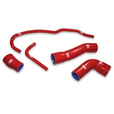 SAMCO SILICONE HOSE KIT RED BMW S1000RR 2019-2023 / S1000XR 2020-2023 5 PIECE KIT image