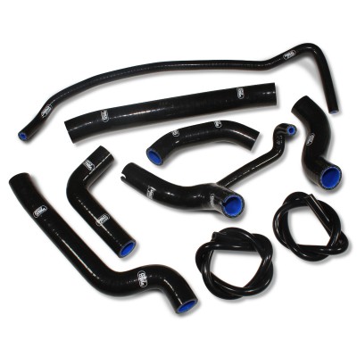 SAMCO SILICONE HOSE KIT BLACK DUCATI 939 SUPERSPORT/S 2017-2023  9 PIECE KIT image