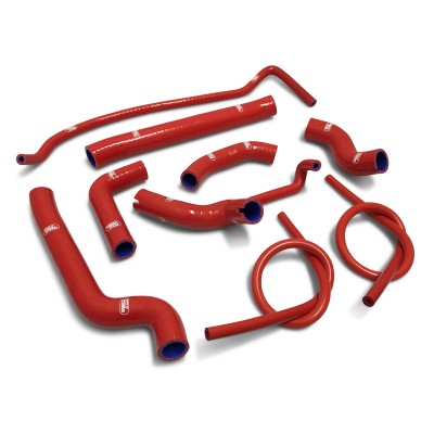 SAMCO SILICONE HOSE KIT RED DUCATI 939 SUPERSPORT/S 2017-2023  9 PIECE KIT image