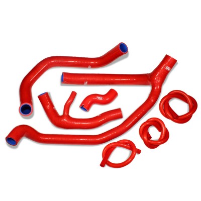 SAMCO SILICONE HOSE KIT RED DUCATI X DIAVEL/X DIAVEL S 2016-2023  7 PIECE KIT image