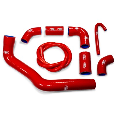 SAMCO SILICONE HOSE KIT RED DUCATI PANIGALE V4/V4 R/V4 S 18-23 / V4 SP2 23 8 PIECE KIT image