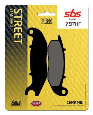 1 SET SBS CERAMIC FRONT BRAKE PADS HONDA CBR125R 03-18 / MSX125 GROM 14-24 image