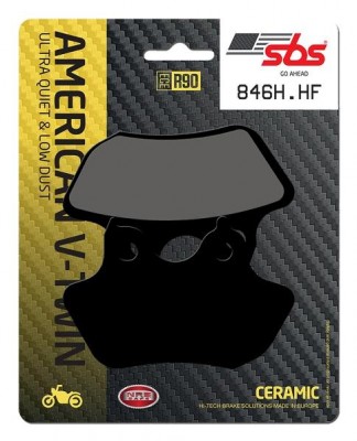 1 SET SBS CERAMIC FRONT BRAKE PADS HARLEY MODELS image