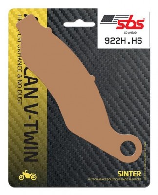 1 SET SBS STREET SINTERED FRONT BRAKE PADS HARLEY MODELS FLRT FREEWHEELER 17-18 image