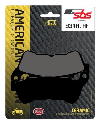 1 SET SBS CERAMIC FRONT BRAKE PADS HARLEY MODELS image