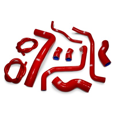 SAMCO SILICONE HOSE KIT RED SUZUKI SV650 2016-2023 10 PIECE KIT image