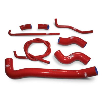 SAMCO SILICONE HOSE KIT RED SUZUKI DL650 V-STROM 2012-2023 8 PIECE KIT image