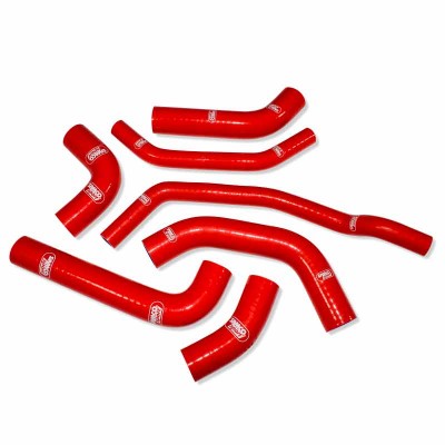 SAMCO SILICONE HOSE KIT RED KAWASAKI ZX10R/SE/KRT/RR 16-20 **OEM KIT**  7 PIECE KIT image
