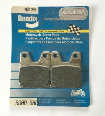 BENDIX MCR 233 - 1 SET REAR C-MATRIX RACE BRAKE PADS YZF R1 98-01 / YZF R7 image