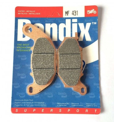 BENDIX MF 431 - 1 SET FRONT SUPERSPORT SINTERED BRAKE PADS YZF R25 / R3 / MT-03 (321cc) image