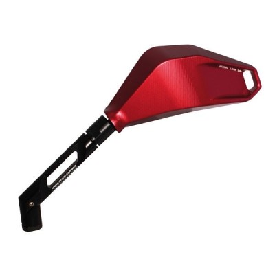 VALTER MOTO NAKED LEFT MIRROR IN RED image