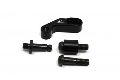 VALTER MOTO MIRROR LATERAL EXTENDER KIT - LEFT SIDE WITH 1.25 LEFT THREADED BOLT image