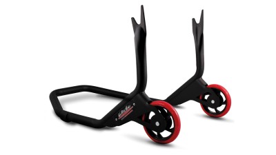 VALTER MOTO MOTO3 "RACE" REAR PRONG TYPE PADDOCK STAND IN BLACK image