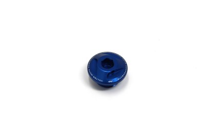 VALTER MOTO EXTREME OIL FILLER CAP IN BLUE HONDA / DUCATI /  KAWASAKI / YAMAHA / TRIUMPH image