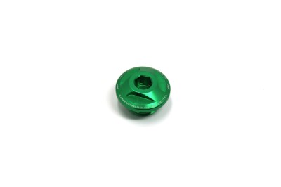 VALTER MOTO EXTREME OIL FILLER CAP IN GREEN HONDA / DUCATI / KAWASAKI / YAMAHA / TRIUMPH image