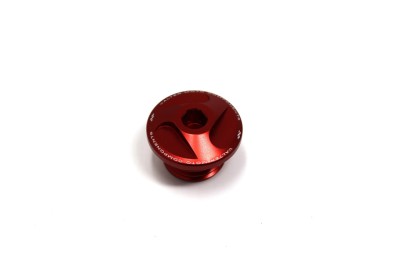 VALTER MOTO EXTREME OIL FILLER CAP IN RED MV AGUSTA   F3/B3/DRAGSTER/RIVALE/TURISMO VELOCE image