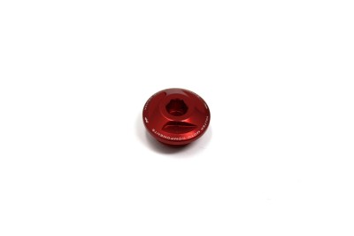 VALTER MOTO EXTREME OIL FILLER CAP IN RED YAMAHA MT-09 13-24 / DUCATI SCRAMBLER 15-21 image
