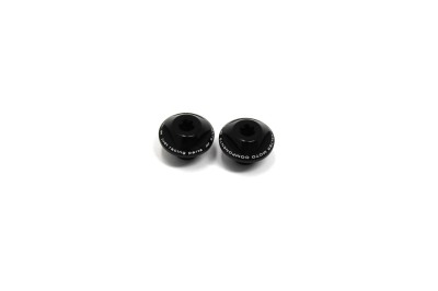 VALTER MOTO MIRROR HOLE COVER IN BLACK - THREAD M10 X 1.25 LEFT (ONE SINGLE CAP) image