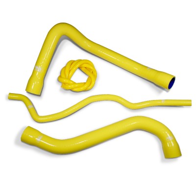 SAMCO SILICONE HOSE KIT YELLOW BMW S1000R/R SPORT 2014-19 / S1000RR 2009-18  4 PIECE KIT image