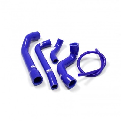 SAMCO SILICONE HOSE KIT BLUE BMW K100 2V 1982-1992 5 PIECE KIT image