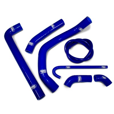 SAMCO SILICONE HOSE KIT BLUE DUCATI PANIGALE VARIOUS MODELS/YEARS 7 PIECE KIT image