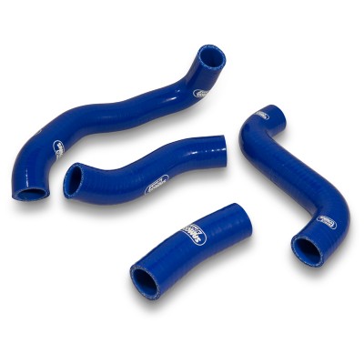 SAMCO SILICONE HOSE KIT BLUE KAWASAKI ZRX1200R *WITHOUT CARB DE-ICER* 4 PIECE KIT image