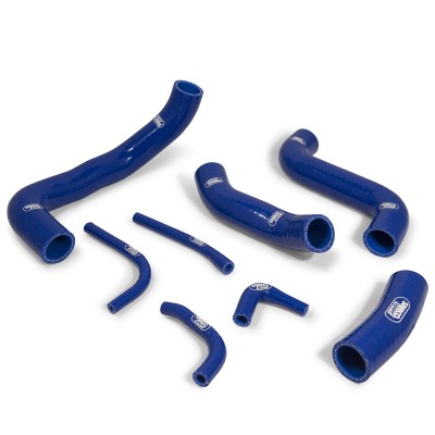 SAMCO SILICONE HOSE KIT BLUE KAWASAKI ZRX1200R *WITH CARB  DE-ICER -UK SPEC* 8 PIECE KIT image