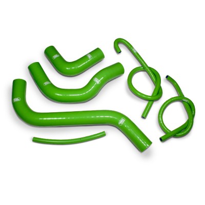 SAMCO SILICONE HOSE KIT GREEN  KAWASAKI Z900/ABS/RS/RS CAFE/RS SE 2017-2023 6 PIECE KIT image