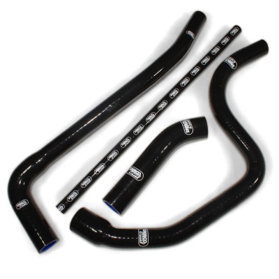 SAMCO SILICONE HOSE KIT BLACK TRIUMPH SPEED TRIPLE 1050 2005-2010  4 PIECE KIT image