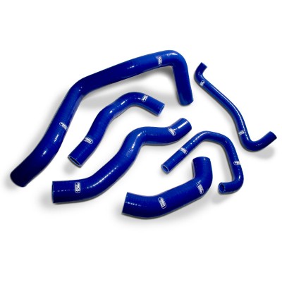 SAMCO SILICONE HOSE KIT BLUE KAWASAKI ZX6R 2009-2023 6 PIECE KIT image