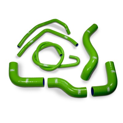 SAMCO SILICONE HOSE KIT GREEN KAWASAKI Z1000 2003-2006 7 PIECE KIT image
