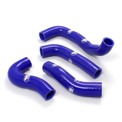 SAMCO SILICONE HOSE KIT BLUE KAWASAKI ZZR1100 C 1990-1992 4 PIECE KIT image