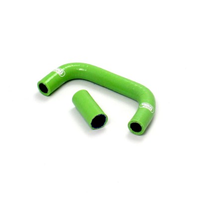 SAMCO SILICONE HOSE KIT GREEN KAWASAKI ZX6R 2009-2023 **OIL BREATHER HOSES**  2 PIECE KIT image